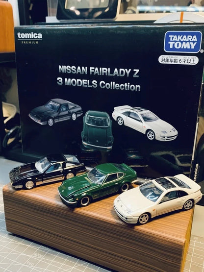 Takara Tomy Tomica Alloy Car Model Toy Nissan FAIRLADY Z 3 Models Collection Set Metal Vehicles Ornaments