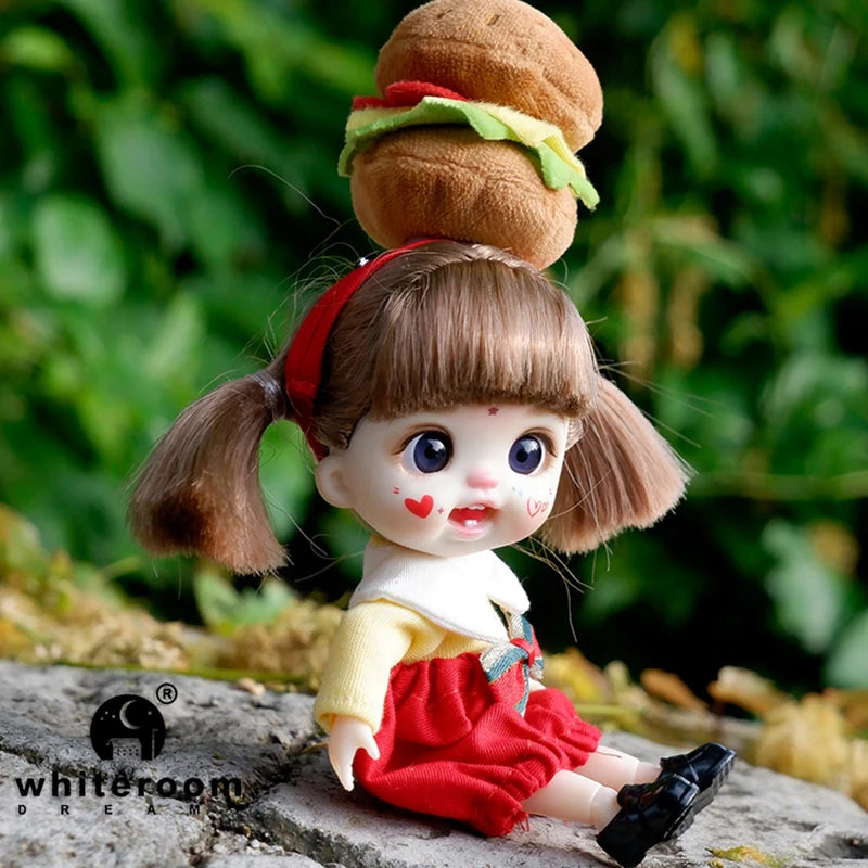 Mini Doll Dolls for girls Labbu doll pocket blyth Boy girl Doll Barbi cry Baby Rainbow Ball jointed doll Mobile phone Decoration