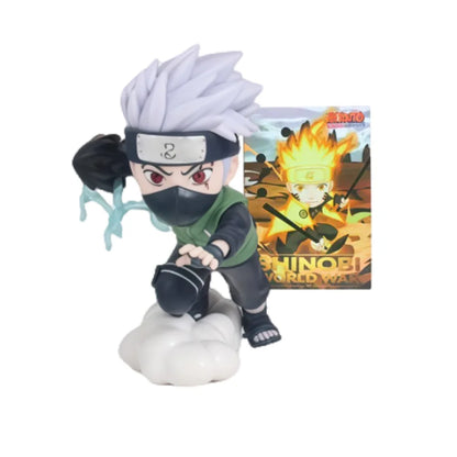 Anime Naruto Blind Box Model Figure 1-12 pcs NARUTO Ninkai Taisen Series Figurine PVC Desktop Collectible Toy Doll Birthday Gift
