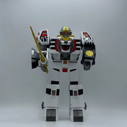 Playmates Mighty Morphin Power Rangers White Tigerzord Single Transform Mecha Loose Toy No Box