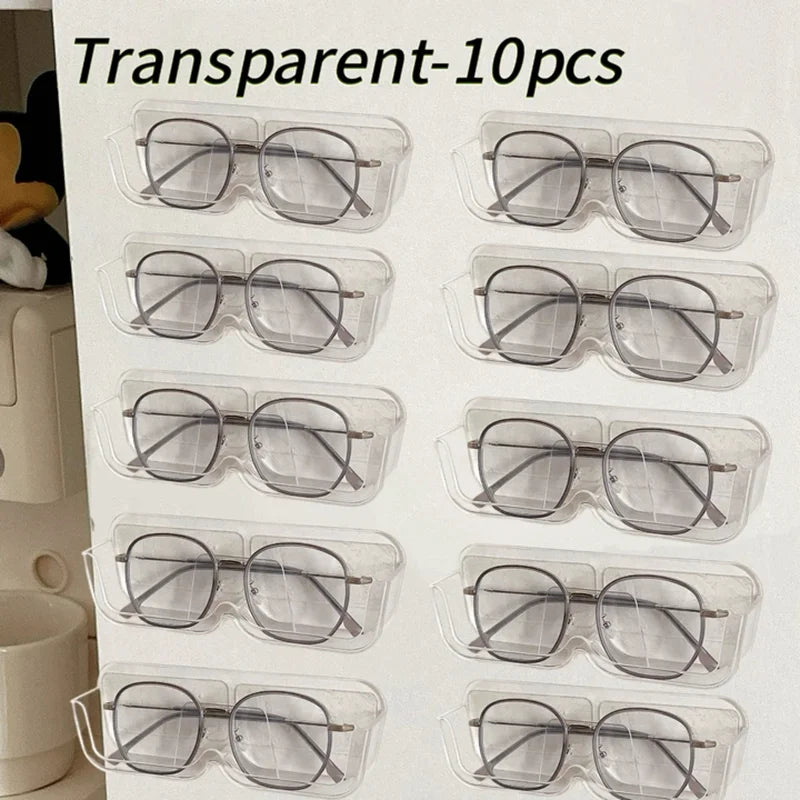Eyeglasses Organizer Rack Wall Mounted Sun-glasses Display Holder Wardrobe Decoration Storage Box Sunglass Organizer