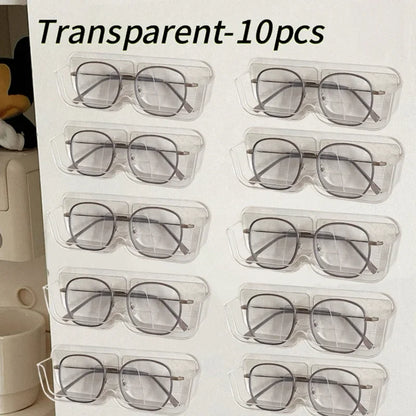 Eyeglasses Organizer Rack Wall Mounted Sun-glasses Display Holder Wardrobe Decoration Storage Box Sunglass Organizer