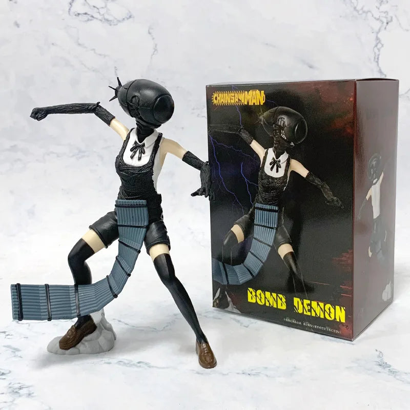 Chainsaw Man Power Bunny Girl Anime Figure Makima Action Figure Hayakawa Aki/Higashiyama Kobeni/Denji/Reze Figure Model Doll Toy