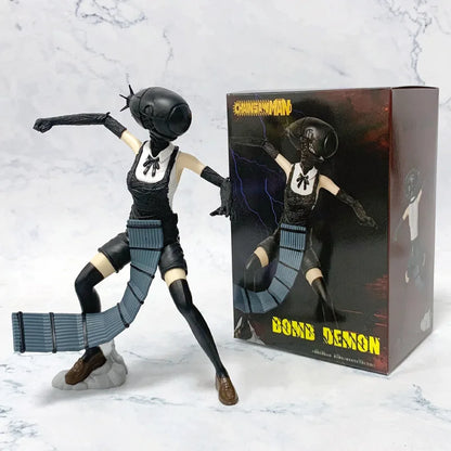 Chainsaw Man Power Bunny Girl Anime Figure Makima Action Figure Hayakawa Aki/Higashiyama Kobeni/Denji/Reze Figure Model Doll Toy