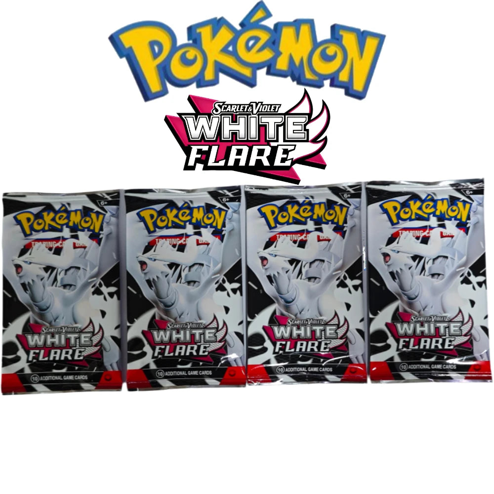 100PCS Pokémon TCG: Mega Evolution-Pitch Black Booster Display Box Prismatic 151 Evolutions English Battle Cards Game Cards