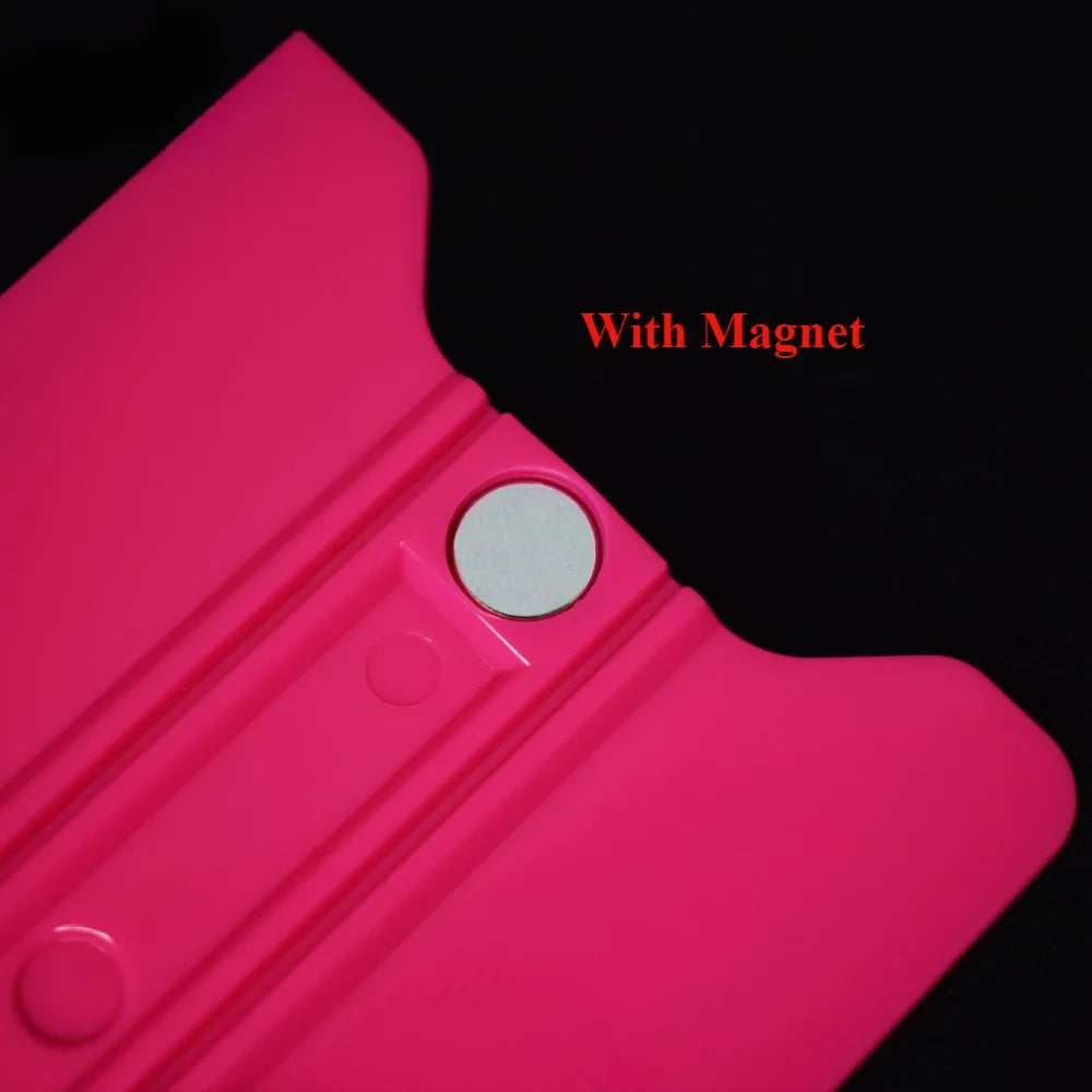 TOFAR Professional Car Vinyl Wrap Felt Squeegee Magnetic Window Tinting Tool Carbon Film Applicator Air Bubble Removal Scraper