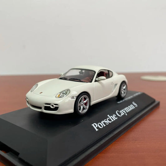 Schuco 1:43 Scale Diecast Alloy Porsche Cayman S 987 Toys Sports Cars Model Classic Nostalgia Adult Gift Souvenir Static Display
