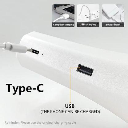 Table Study Lamp Touch 360° Magnetic Rotation Infinite Dimming Night Light Wall Lamp Flashlight Reading Light Bedroom Bedside