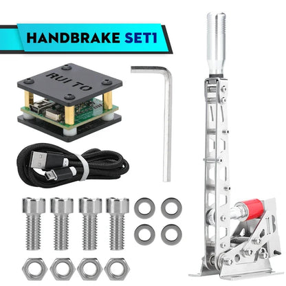 Usb Handbrake for Pc Simracing Hand Brake Sim Racing Handbrake for Game Steering Wheel GamesBrakes 64bit Load Cell Racing Drift