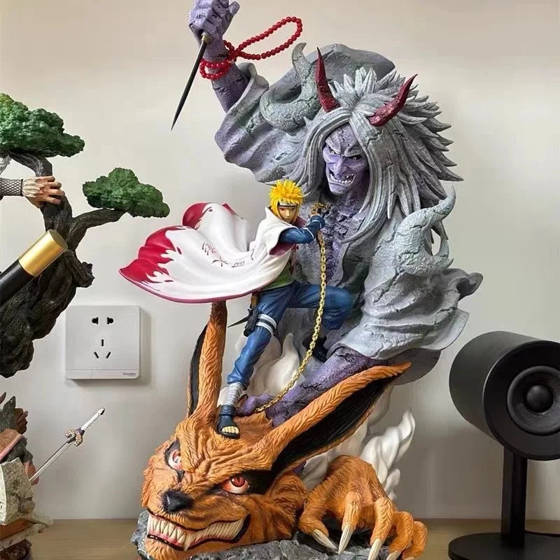 24cm Anime Naruto Namikaze Action Figure Naruto Statue Pvc Collectible Model Doll Toys Gift