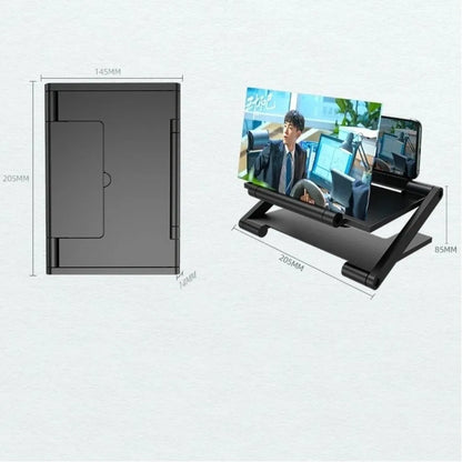 HD Folding Cell Phone Screen Amplifier Multi-Functional Mobile Magnifying Glass Enlarged Screen Magnifier for Enhanced Viewing