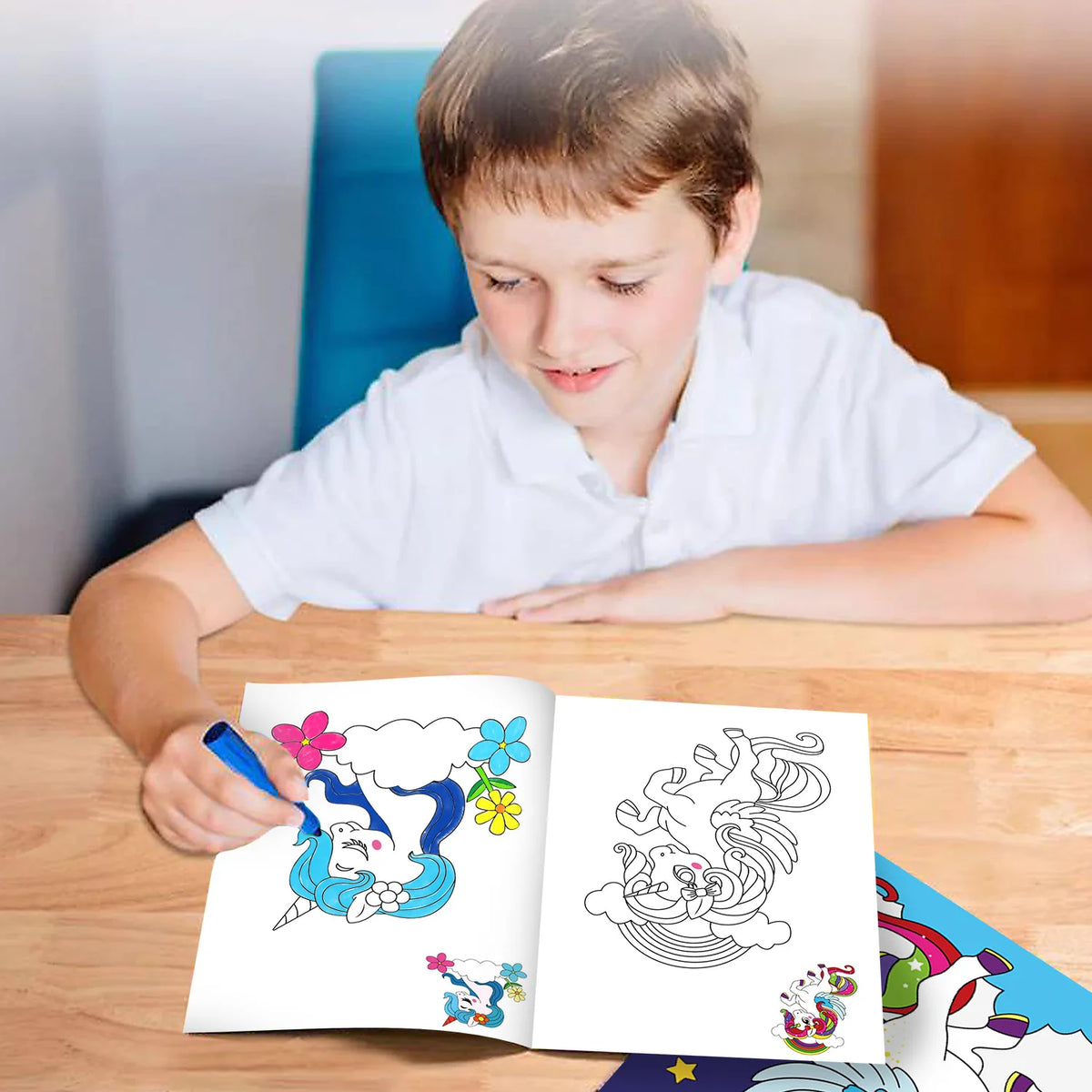 12Pcs/Set Children's Graffiti Drawing Coloring Book for 3-5Year Baby Learn To Draw Early Educational Interactive Preschool Toys