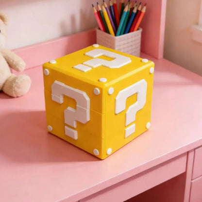 In Stock Question Mark Block 3d Printed Storage Box 3-layer Drawer Ornament Simple And Stylish Storage Organizer Xmas Gifts