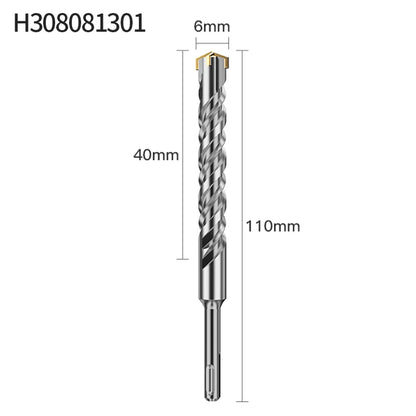 LIDIAO SDS Plus Rotary Hammer Drill Bits Concrete Drill Bit Long Round Handle Carbide Tipped Brick Stone Drilling 6 to 25mm