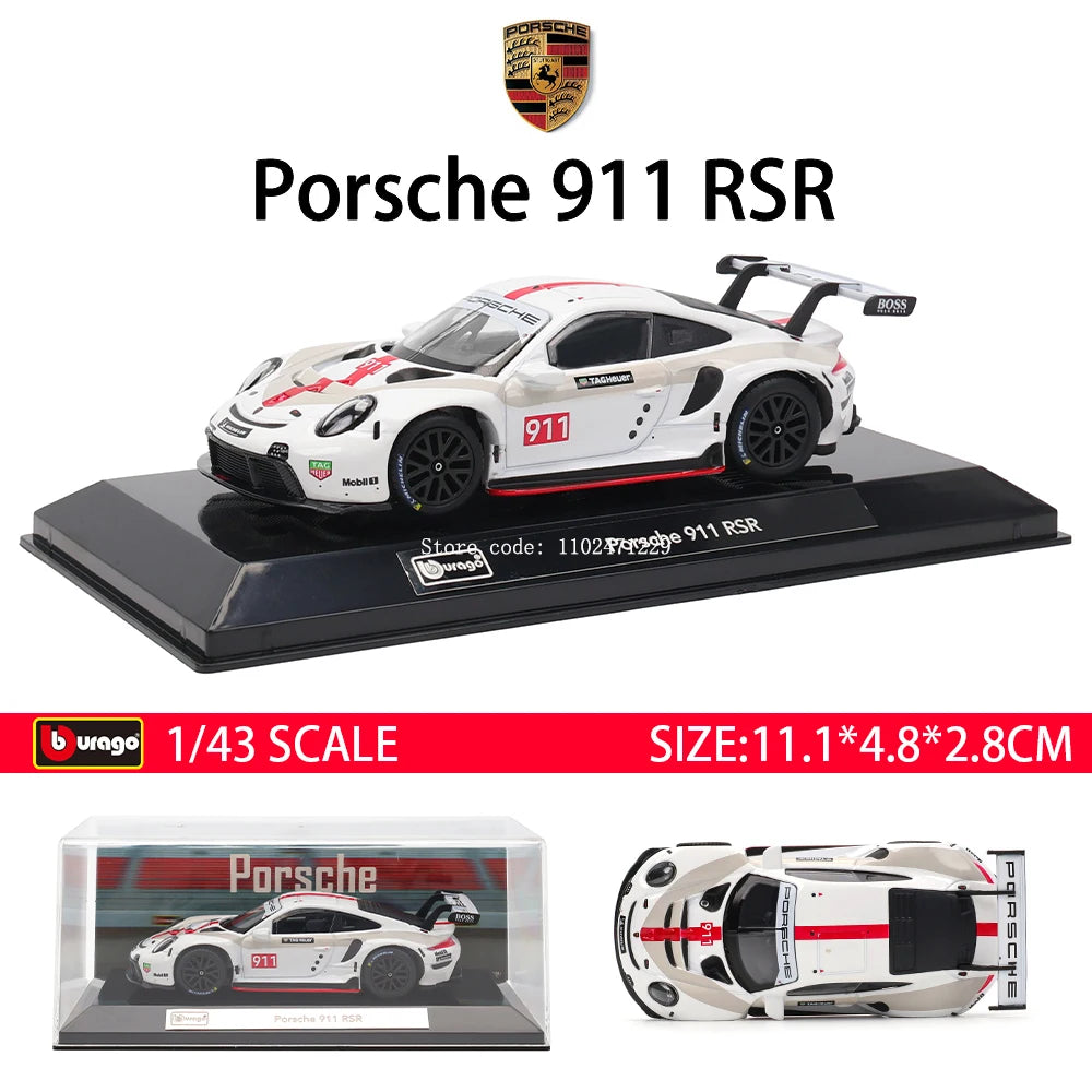 Bburago 1:43 WRC Toyota GR Yaris Rally1 Hybrid Rovanpera #69 Ogier #17 Alloy Luxury Vehicle Diecast Pull Back Cars Model Toy