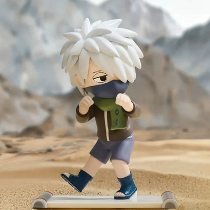 POPMART Naruto Shippuden Childhood Series Blind Box Toys Mystery Box Mistery Caixa Action Figure Genuine Original Surprise Box