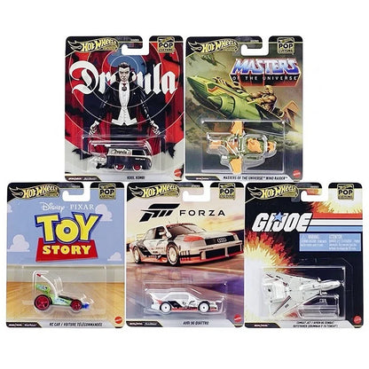Hot Wheels Premium Pop Culture HXD63 1:64 Diecast Car Model Toy Story Forza Audi Batman Kool Kombi Collect Vehicle Model Gift