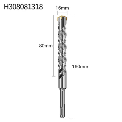 LIDIAO SDS Plus Rotary Hammer Drill Bits Concrete Drill Bit Long Round Handle Carbide Tipped Brick Stone Drilling 6 to 25mm