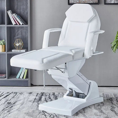Electric Height Adjustable Massage Table Metal Frame Synthetic Leather Spa Treatment Bed For Beauty Salon Tattoo Studio