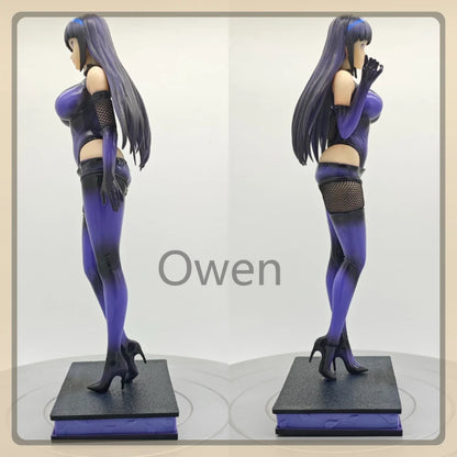 Naruto Shippuden Anime Sexy Hyuga Hinata Figure Latex Catsuit Haruno Sakura Action Figures PVC Statue Collection Model Toys Gift