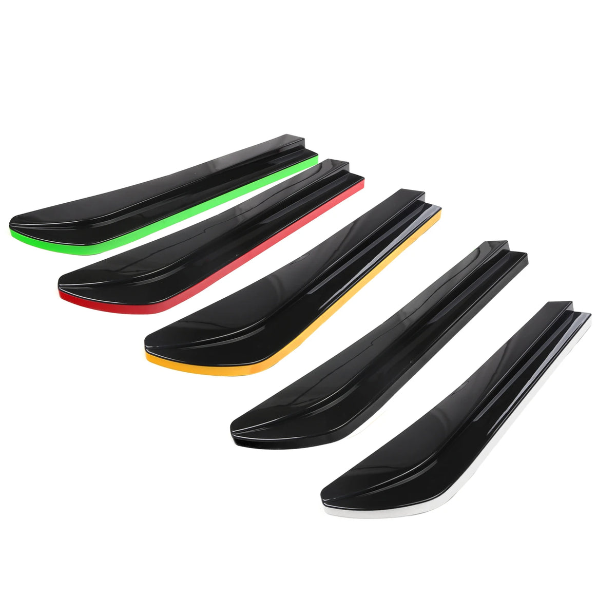Universal Rear Bumper Splitter Diffuser Spoiler Kit Canard Diffuser Protector Car Exterior Decorations Body Styling Accessories