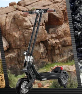 World's First 3-in-1 Electric Snow Scooter waterproof lithium removable 1800w