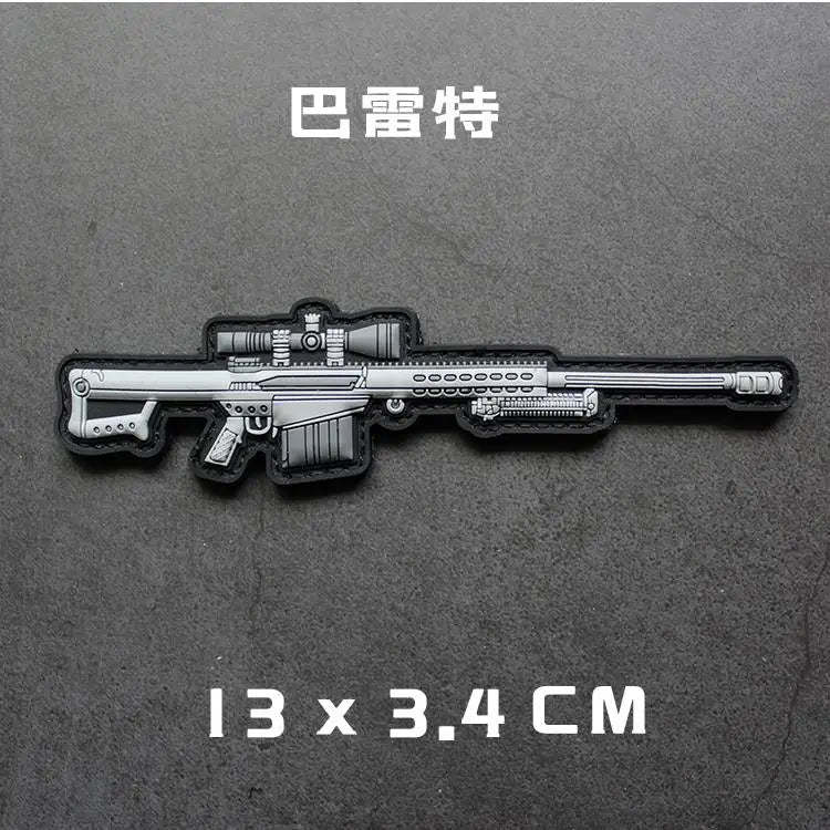 New 3D PVC Armband M416 Q Edition Armband Backpack Morale Collection Tactical Fast Tank Military Hook&Loop Patches for Clothing