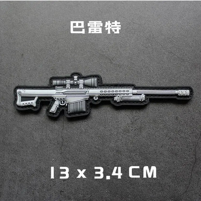 New 3D PVC Armband M416 Q Edition Armband Backpack Morale Collection Tactical Fast Tank Military Hook&Loop Patches for Clothing