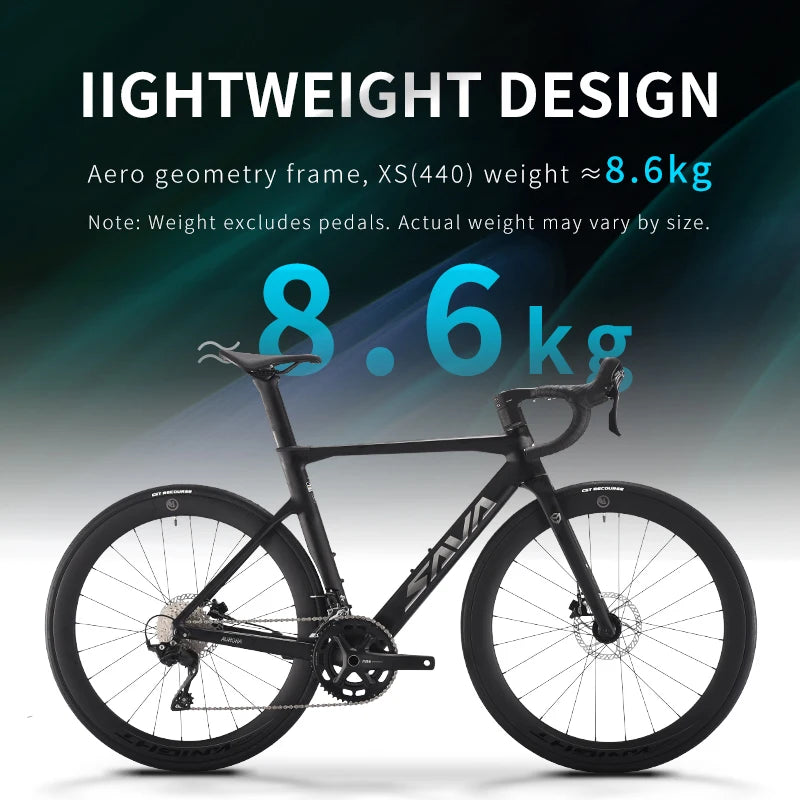 SAVA A7L PRO 26 New Low-Priced Carbon Fiber Road Bike with SHIMAN0 7120 Kit 24 Speed Lightweight 8.9kg Road Bike Race Bike