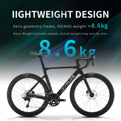 SAVA A7L PRO 26 New Low-Priced Carbon Fiber Road Bike with SHIMAN0 7120 Kit 24 Speed Lightweight 8.9kg Road Bike Race Bike