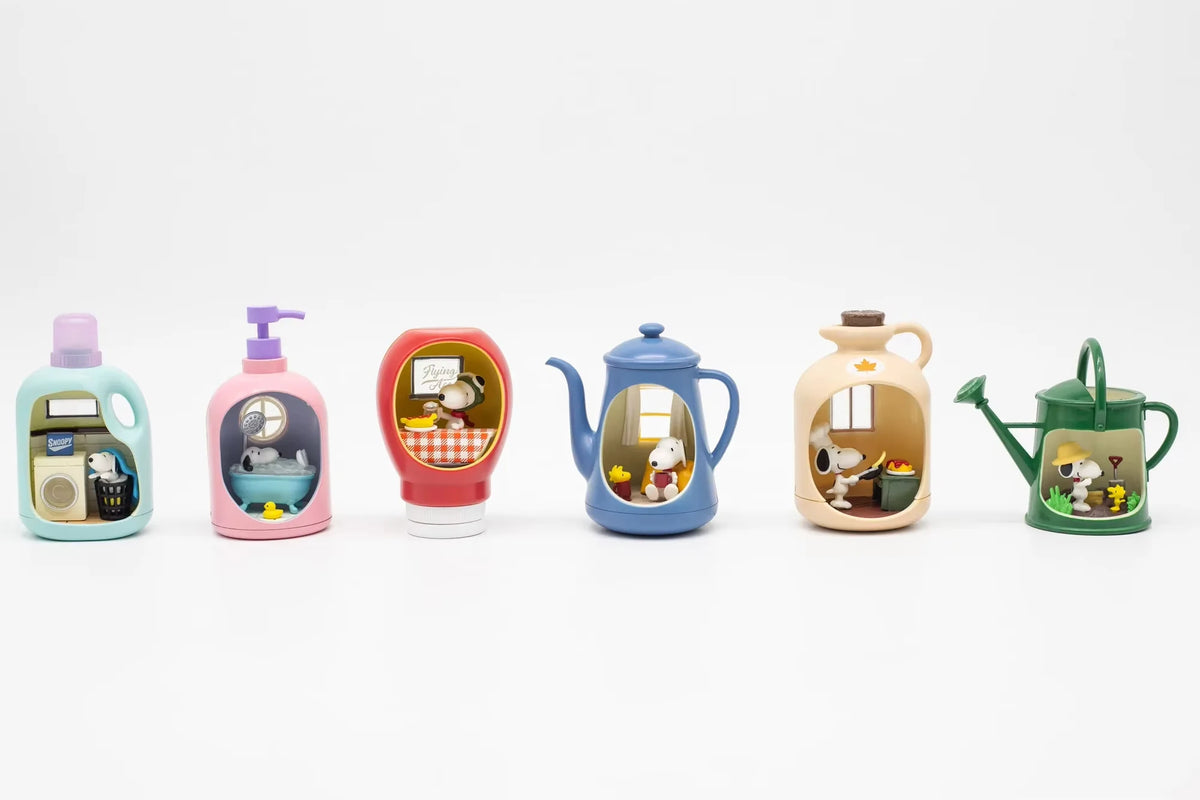 6pcs Anime Figure Dog Miniature Life Scene In Bottle Blind Box Cute Figurine Desktop Decoration Kids Toy Surprise Gift For Fans