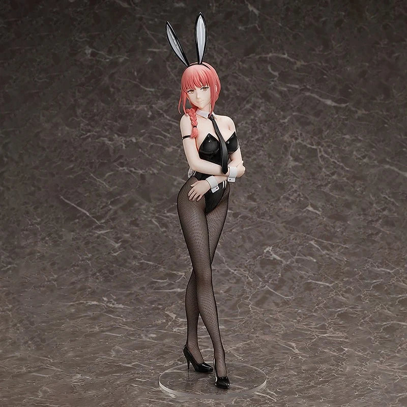 Chainsaw Man Power Bunny Girl Anime Figure Makima Action Figure Hayakawa Aki/Higashiyama Kobeni/Denji/Reze Figure Model Doll Toy