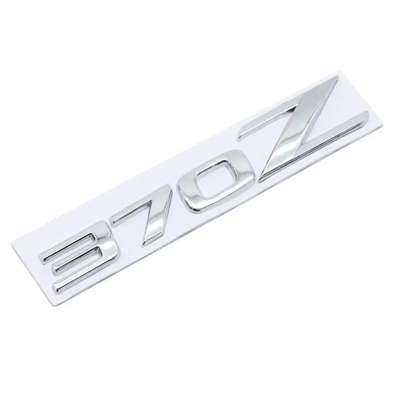 For Nissan 350Z 370Z Letters Rear Trunk Emblem Badge GTS GTR Nismo Z Z3 Z34 Teana Car Modification Stickers Decals 3D Metal
