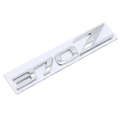 For Nissan 350Z 370Z Letters Rear Trunk Emblem Badge GTS GTR Nismo Z Z3 Z34 Teana Car Modification Stickers Decals 3D Metal