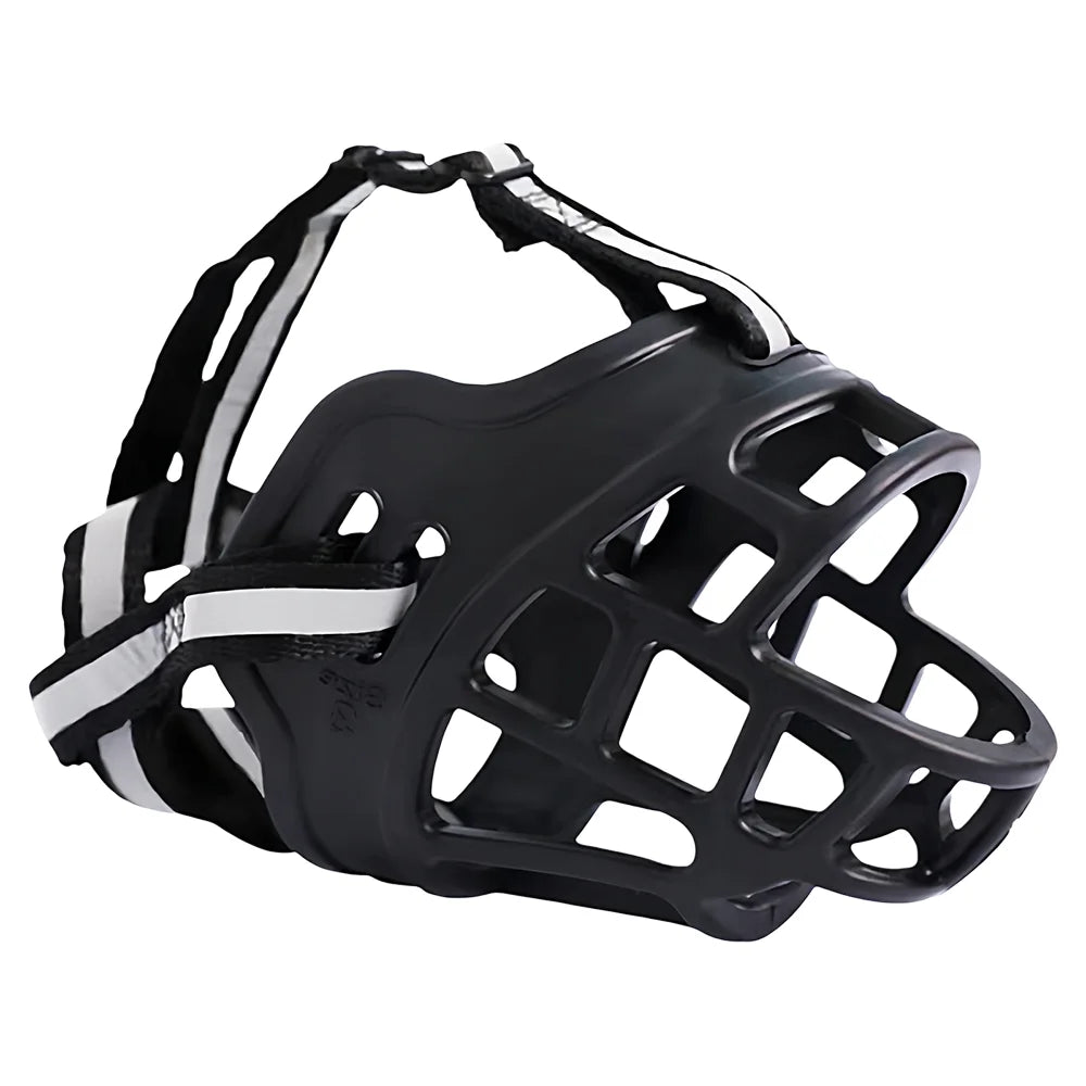 Reflective Dog Muzzle, Pet Anti-Bite Bark Mask for Medium Large Dogs, Pet Dog Bark Stopper, 1PC