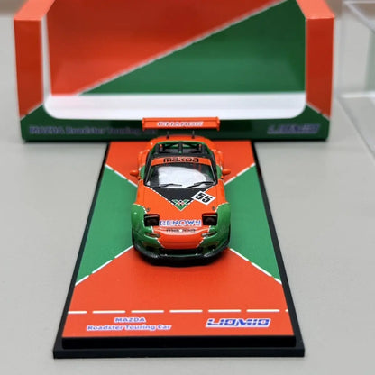 LM 1/64 MX5 Roadster Touring Car Alloy Racing Car Diecasts & Toy Vehicles Car Model Miniature Scale Model Car For Children