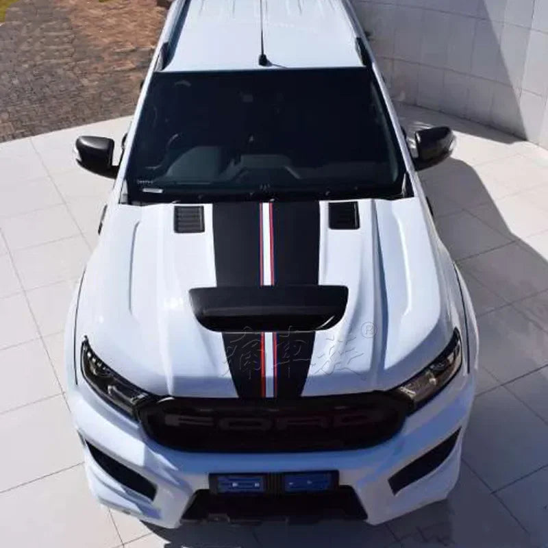 Car Stickers Both Sides Car Head Tail Decals Vinyl KK Decoration Auto Car-styling Accessories For Ford RANGER Raptor F150 Pickup