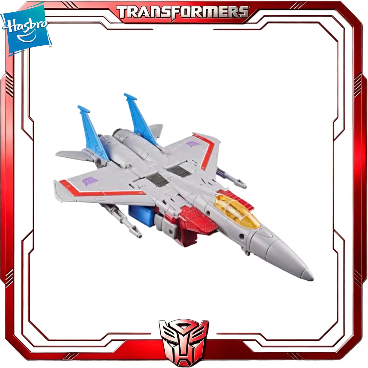 In Stock Hasbro Transformers Studio Series MTMTE Starscream Voyager Class Hobby Collection Gift Figure