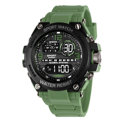 MAYZHISU Top Luxury Electronic Watch for Man Outdoor Men's Sports Watches Stopwatch Waterproof Calendar Kids Digital Clock Gift
