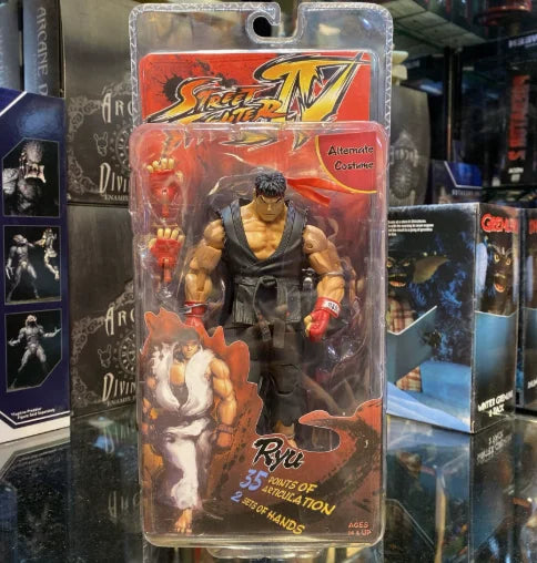 Street Fighter CHUN LI RYU Ken Guile Akuma Articulated PVC Action Figure Collectible Model Toys
