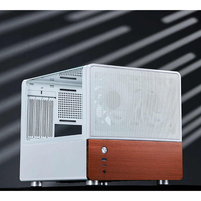 JONSBO V12 MATX Desktop Case Seaview Room Type-c Interface ATX Power Supply Mini Side Transparent Computer Case