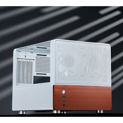 JONSBO V12 MATX Desktop Case Seaview Room Type-c Interface ATX Power Supply Mini Side Transparent Computer Case