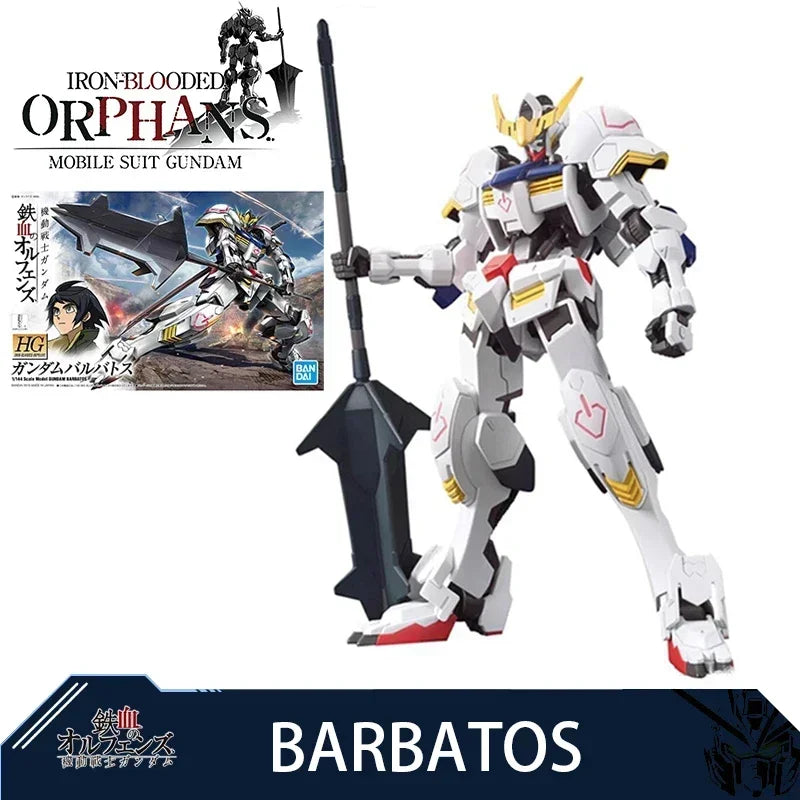 Bandai Gundam HG 1/144 IBO Barbatos Plastic Model Kit Anime Mecha Assembly Action Figure Toy Collectible Display Hobby Series