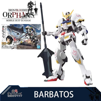 Bandai Gundam HG 1/144 IBO Barbatos Plastic Model Kit Anime Mecha Assembly Action Figure Toy Collectible Display Hobby Series