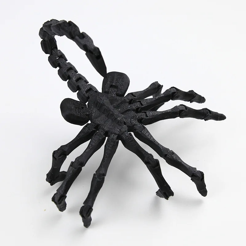 Realistic Scorpion Figurine Alien Facehugger  Model Joint-movable Toy Collectible Figurine Sci-Fi Horror Decor