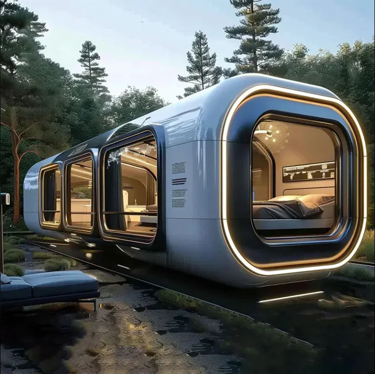 Intelligent Luxury Space Cabin Mobile Capsule Homes Modern Prefab House Space Capsule Hotel