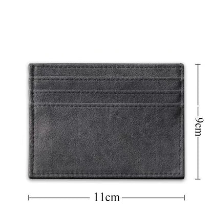 Customizable 3D Laser Engraved Name Personalized Women Men Wallet PU Faux Leather Fashion Design Simple Lightweight Card Wallet