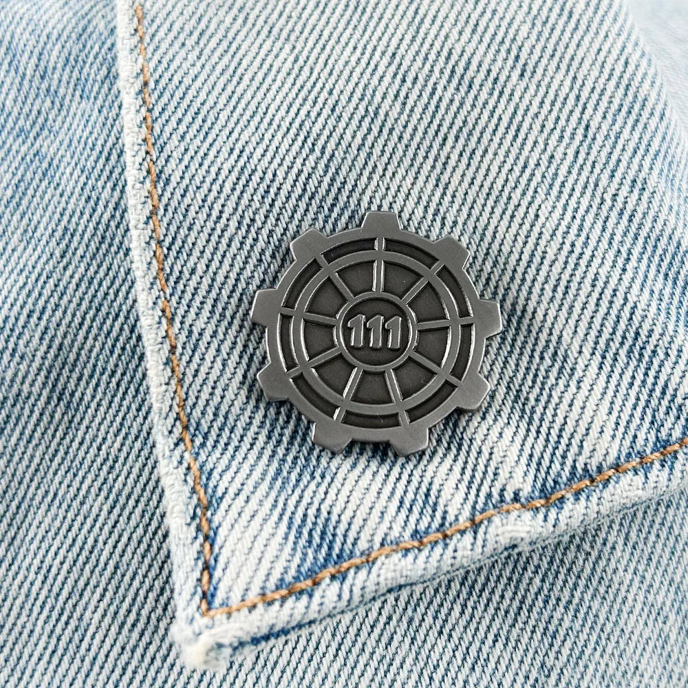 Vault-111 Blast Door Enamel Pin RPG Game Inspired Badge Gamer Lover Gift Collection Cosplay Accessories
