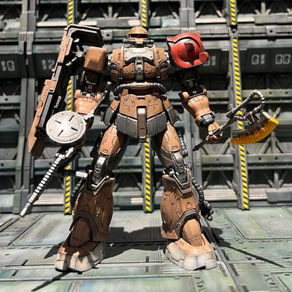 HG 1/144 Zaku II Type Solari Requiem Version Action Figure Assembly Model Kit Movable Joint Mecha Plastic Model Collectible Gift