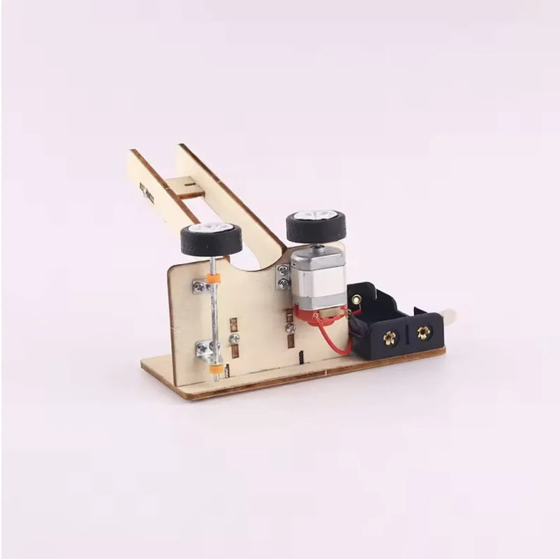Electric Ball Pitching Machine Kits Kids DIY Science Toys Children Educational Technology Project Model Toys For Gift